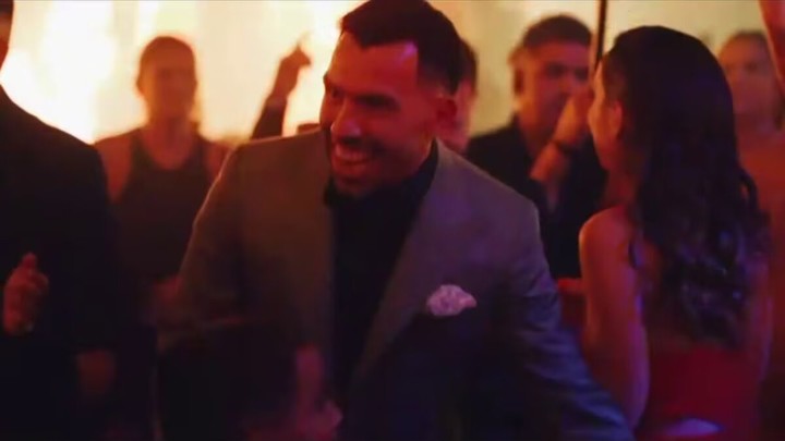 Carlos Tévez celebró la fiesta de 15 de su hija. Foto: Captura Instagram