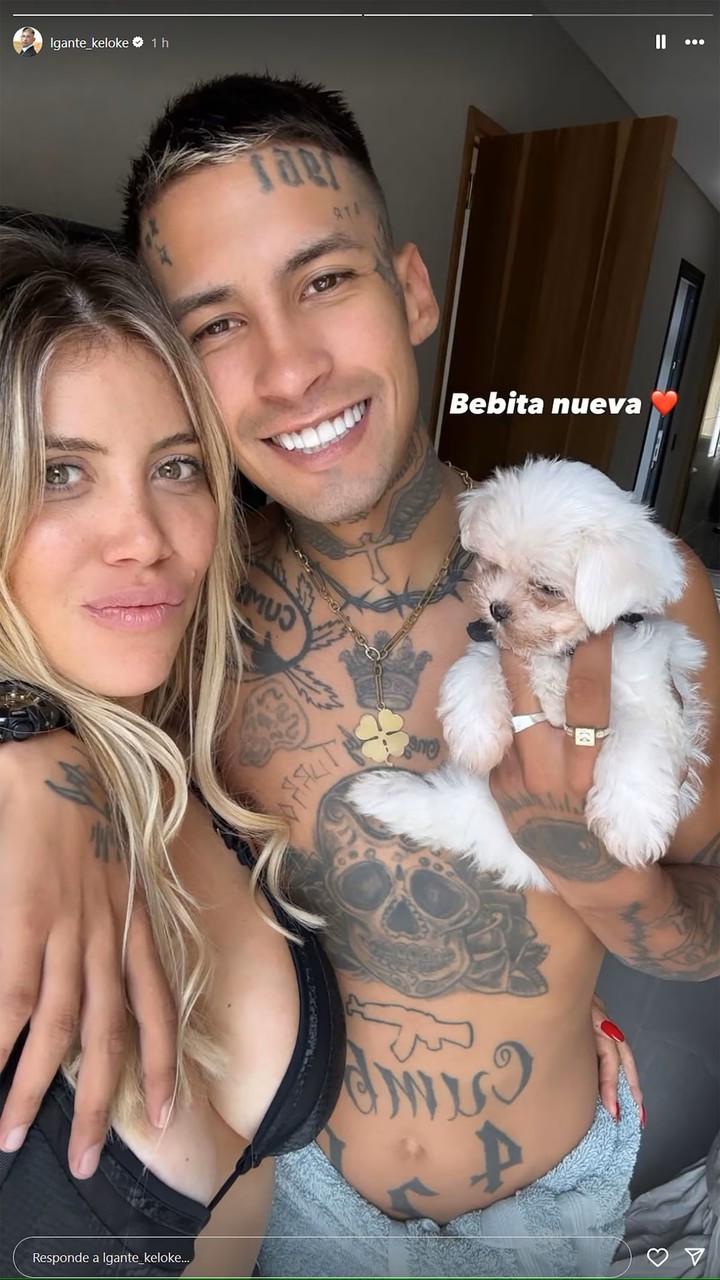 Wanda Nara y L-Gante estarían atravesando una crisis. Foto: Instagram