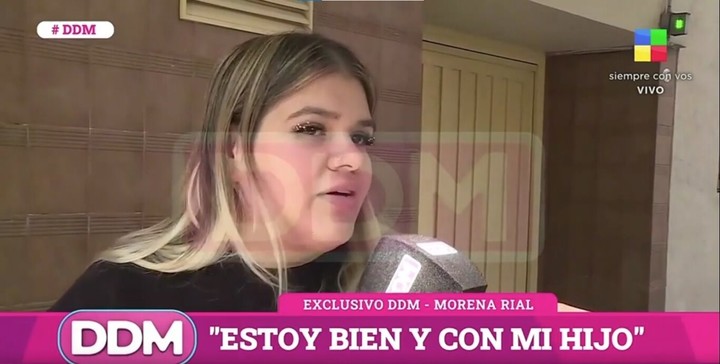 La palabra de Morena Rial tras ser liberada. Foto: Captura TV