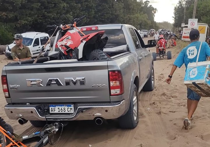 Villa Gesell: La RAM que era conducida por un joven de 22 años fue secuestrada por la Policía.