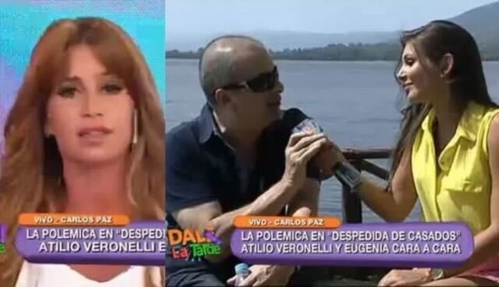 Atilio Veronell mantuvo un fuerte cruce en vivo con Florencia Peña