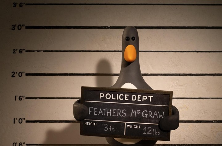 Feathers McGraw, el pingüino "preso" en un zoológico gracias a Wallace & Gromit.