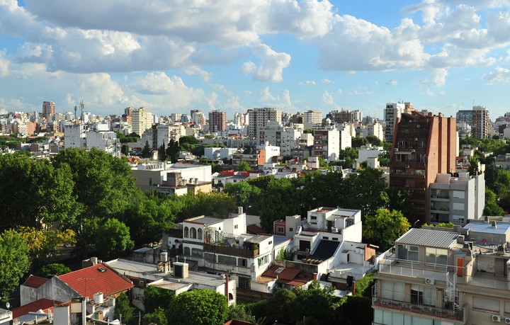 Vista de el barrio de Nuñez, que conforma la comuna 13 junto con Belgrano y Colegiales. En 2022 tenían 265.199 habitantes. Foto: Marcelo Carroll.