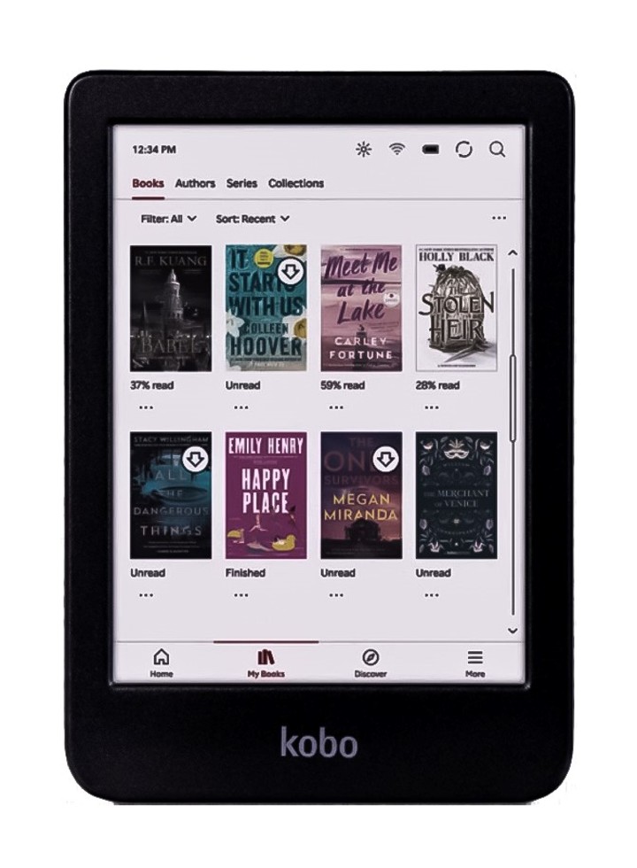 Kobo Clara Colour.  Pantalla de 6 pulgadas con tinta electrónica a color. $ 420.000.