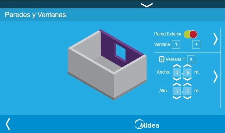 Hay webs que revelan la cantidad óptima de frigorías para cada habitación. Imagen: Captura.