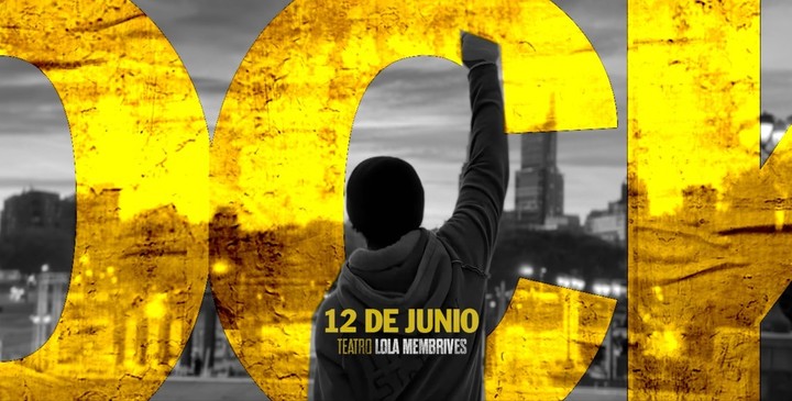 El 12 de junio, la fecha del estreno de Rocky, en el Teatro Lola Membrives.