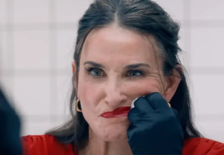 Demi Moore, como una actriz en decadencia.