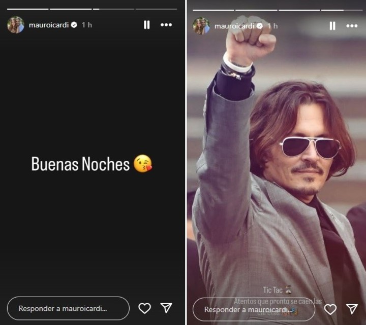 Mauro Icardi volvió a compararse con Johnny Depp en medio de su conflicto judicial con Wanda Nara. | Foto: Instagram