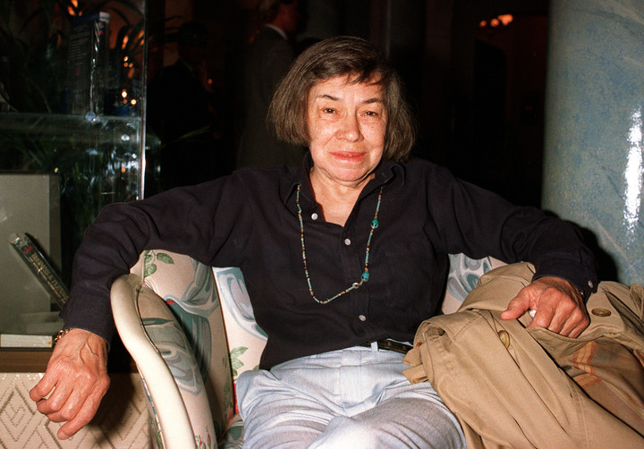 Patricia Highsmith en su residencia en Suiza, durante sus últimos años. (FTP)