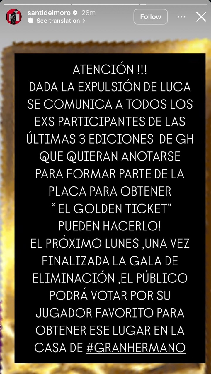 Anunciaron que cualquier ex Gran Hermano de las últimas tres ediciones podrá volver al juego. Foto: Instagram