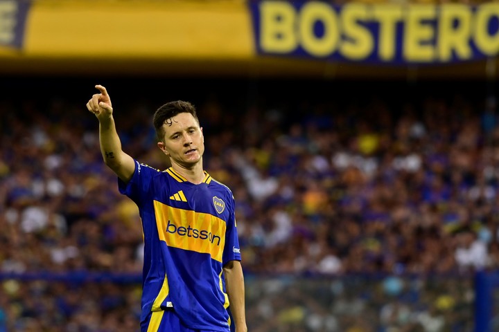 Fernando Gago y la obligación de ir por la séptima Libertadores para Boca. Foto: Marcelo Carroll