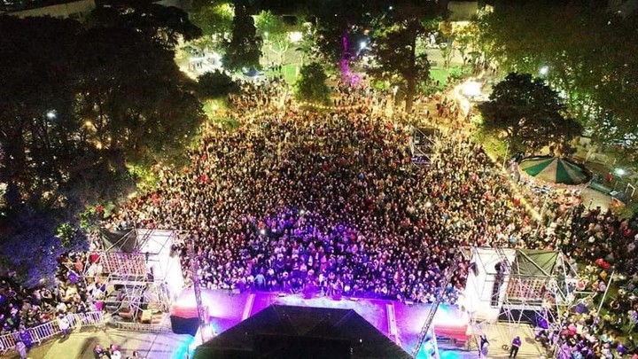 Así se ve la Plaza de las Carretas en cada celebración.