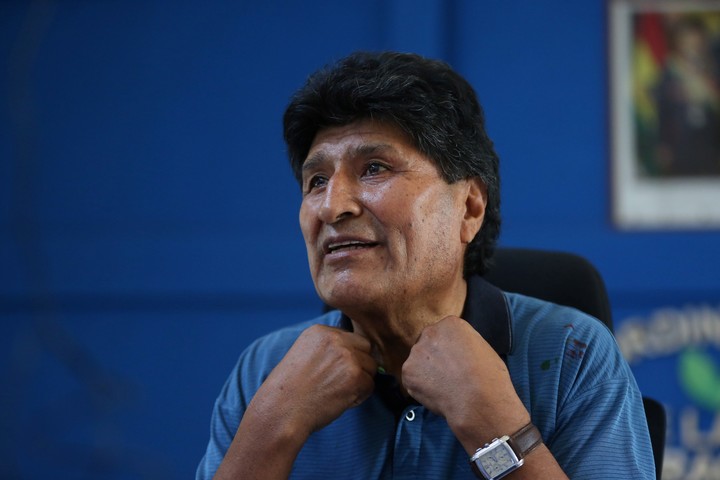 El expresidente de Bolivia, Evo Morales (2006-2019), durante una entrevista con EFE. Foto EFE