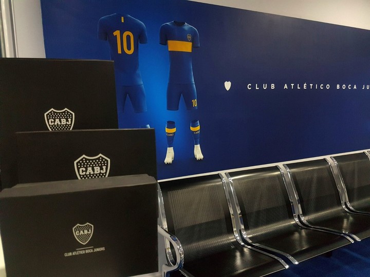 Encargo de "Vargas, fabricamos tus ideas" para Boca Juniors.