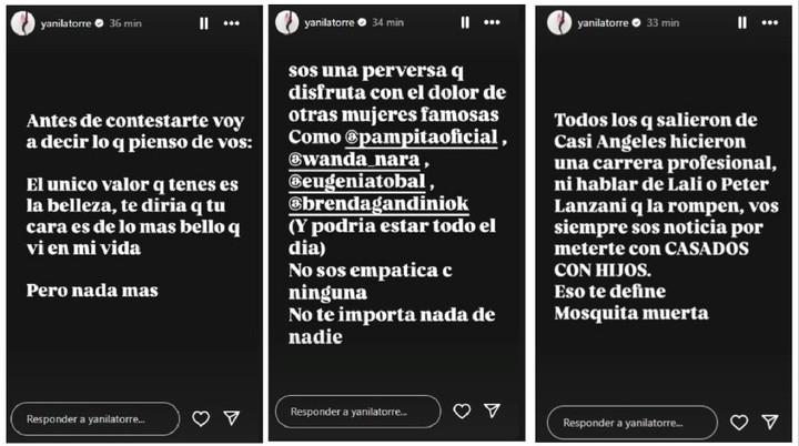 Las historias de Yanina Latorre revivieron los rumores de romance entre Gonzalo Heredia y la China Suárez. Foto: Instagram