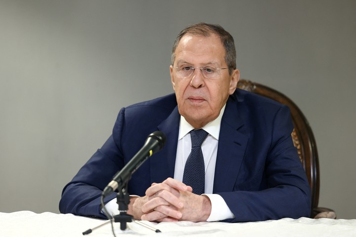 El ministro de Asuntos Exteriores de Rusia, Sergei Lavrov, asiste a una conferencia de prensa tras las conversaciones con el secretario de Estado de Estados Unidos, Marco Rubio. Foto Reuters