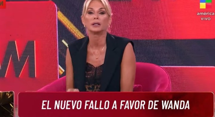 Yanina Latorre habló sobre el fallo a favor de Wanda Nara. Captura TV.