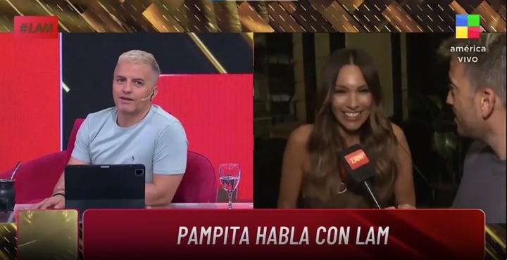 Pampita habló con LAM y contó cómo fueron sus últimos meses. Captura TV