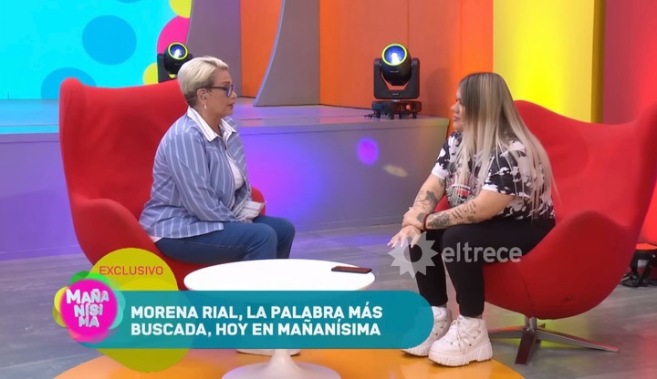 Morena Rial debutó como panelista en Mañanísima. Foto: Captura TV