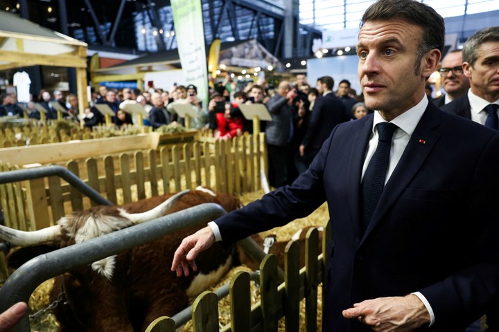 Macron reiteró la oposición francesa al acuerdo. Foto: Alain Jocard/Reuters.