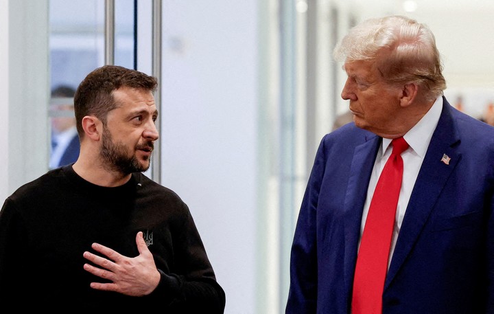 Donald Trump recibió a Volodimir Zelenski en Nueva York en septiembre, antes de ganar las elecciones en EE.UU. Foto: REUTERS  