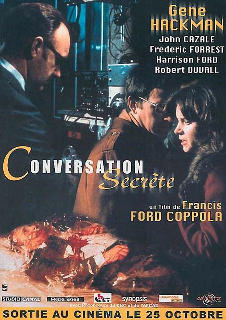 Póster de La conversación, película de Francis Ford Coppola.