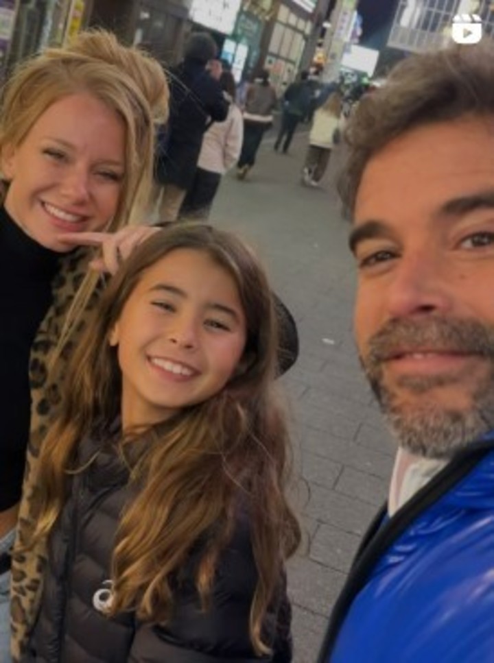 Las vacaciones familiares de Nicolás Cabré en Japón. Foto: Instagram