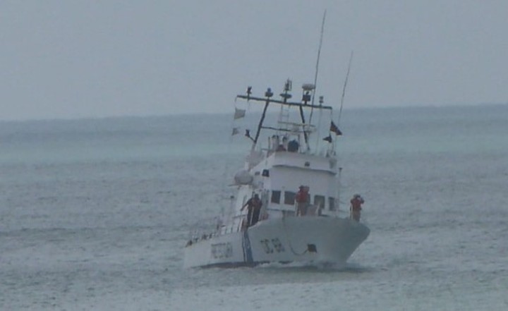 Necochea: Personal de Prefectura Naval participa este domingo de la búsqueda del joven que desapareció en el mar. Foto: Gentileza Noticias de Necochea