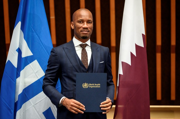 Didier Drogba, hoy vinculado a la FIFA como embajador. Foto: EFE / EPA / FABRICE COFFRINI / POOL.