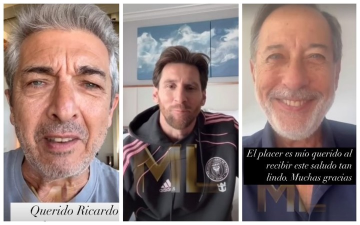 Darín, Messi y Francella le enviaron un especial saludo de cumpleaños a Mirtha Legrand. Capturas video.