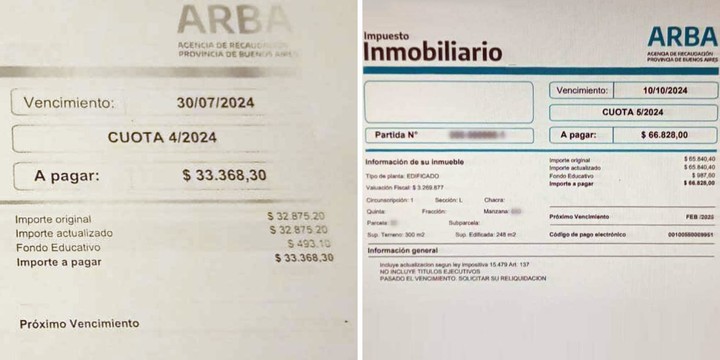 El año pasado, hubo aumentos del 100% en la última cuota de algunos contribuyentes.