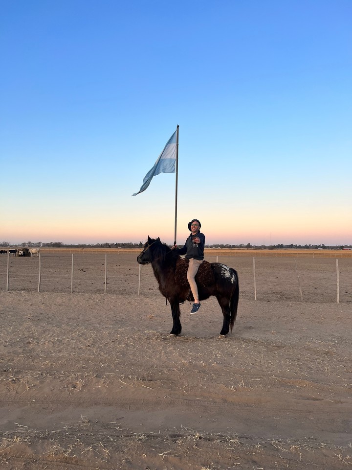 En su visita a Río Cuarto, Córdoba pudo conocer las costumbres argentinas.