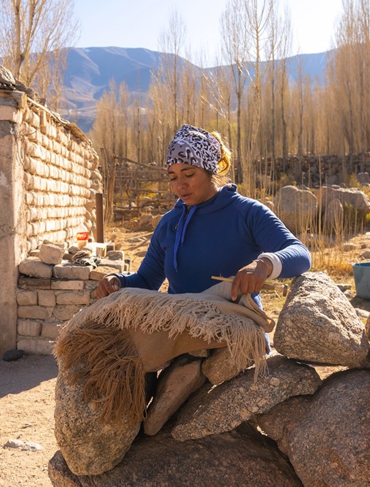 Una artesana de la Puna: el protagonismo femenino es creciente.