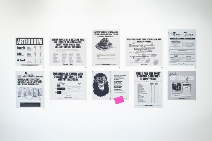 Con 40 años de lucha feminista en el arte, las Guerrilla Girls sacuden Nueva York con "Discrimi-NATION". Foto: gentileza.