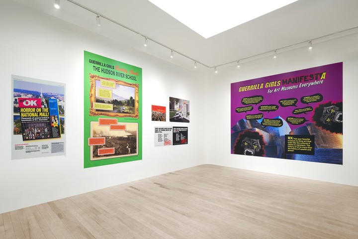 Con 40 años de lucha feminista en el arte, las Guerrilla Girls sacuden Nueva York con "Discrimi-NATION". Foto: gentileza.