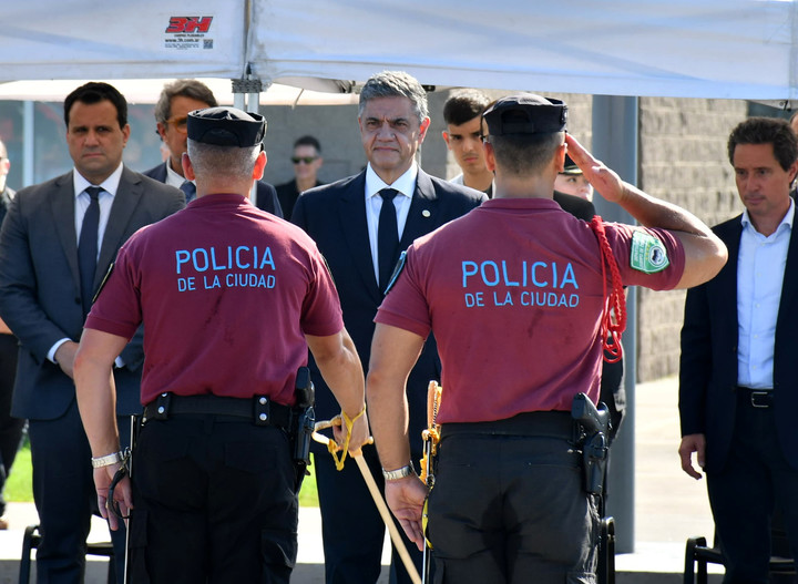 Jorge Macri le pidió a la ministra Bullrich un “plan con un calendario” para que traslade los presos a las cárceles federales. GCBA- FTP CLARIN MACRI POLICA BULLRICH.jpg Z Invitado