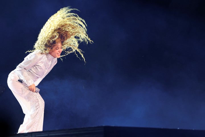 Shakira, en su tour 'Las Mujeres Ya No Lloran World Tour'. REUTERS/Luisa Gonzalez.