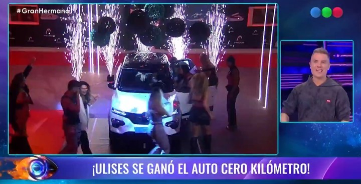 Ulises se convirtió en el dueño del auto 0 KM en Gran Hermano. | Foto: Telefe