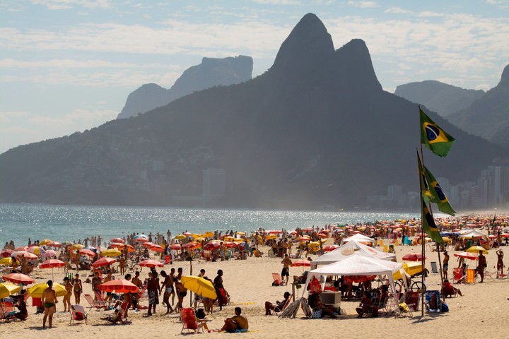 La famosa playa Ipanema, en Río. Foto Pedro Kirilos/RioTur