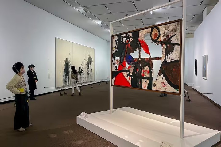 El Museo Metropolitano de Tokio acoge la exposición "Joan Miró. Poesía en la pintura". Foto: EFE - Sara Rodríguez Pachón