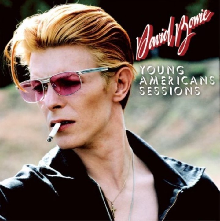 La tapa de un disco pirata de David Bowie, con las sesiones de grabación de "Young Americans".