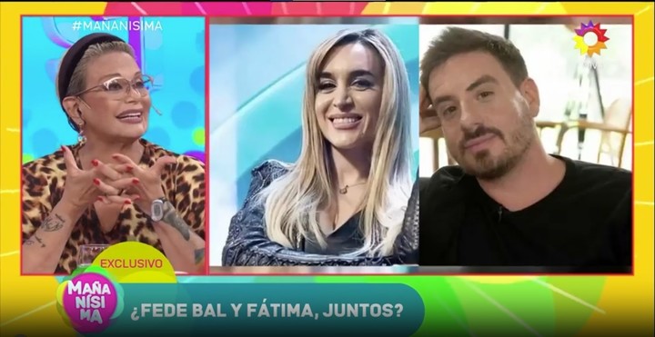 Carmen Barbieri reveló que ella fue artífice en cierta forma de la relación entre Fede Bal y Fátima Florez. Captura TV