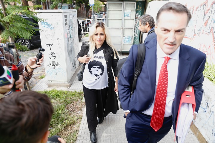 Verónica Ojeda y su pareja, el abogado Mario Baudry. Foto Francisco Loureiro.