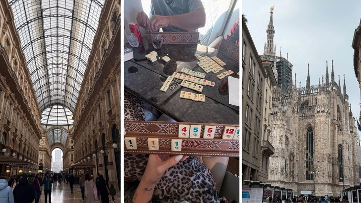 Eugenia Suárez mostró algunas de las edificaciones y estructuras que visitó junto a Mauro Icardi en Italia.  | Fotos: Instagram