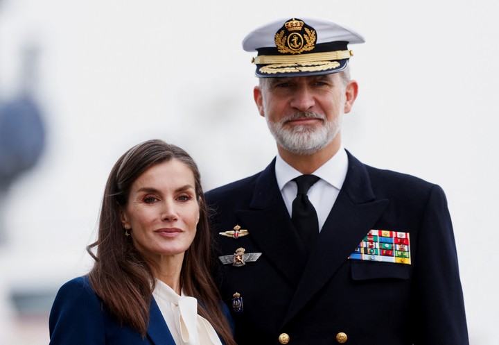 Felipe de Borbón y Letizia Ortiz. Foto: REUTERS/Marcelo del Pozo.