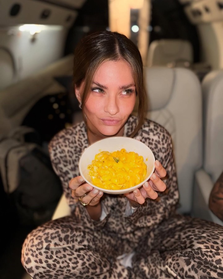 La China Suárez se deleitó con un plato de spaghetti. Foto: Instagram