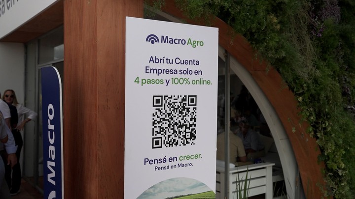 Banco Macro ofreció en Expoagro la posibilidad de gestionar créditos y otros productos de manera completamente digital. 