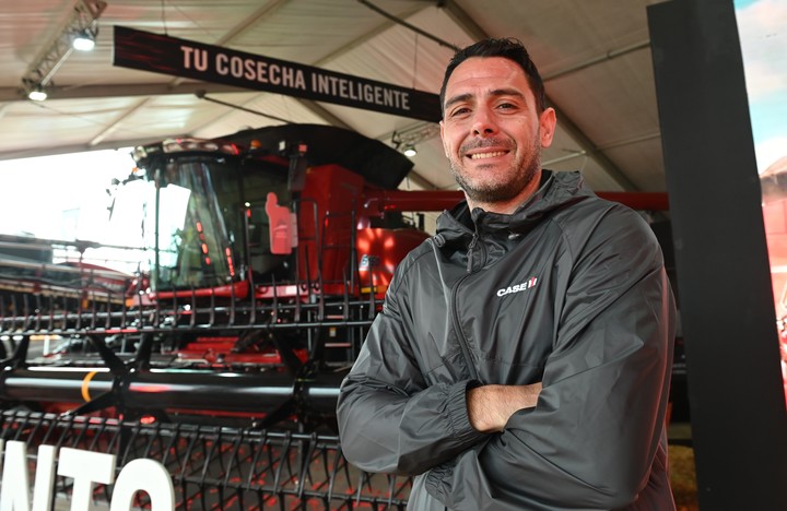 Rodrigo Lanciotti, de Case IH. Foto Sebastián Granata.