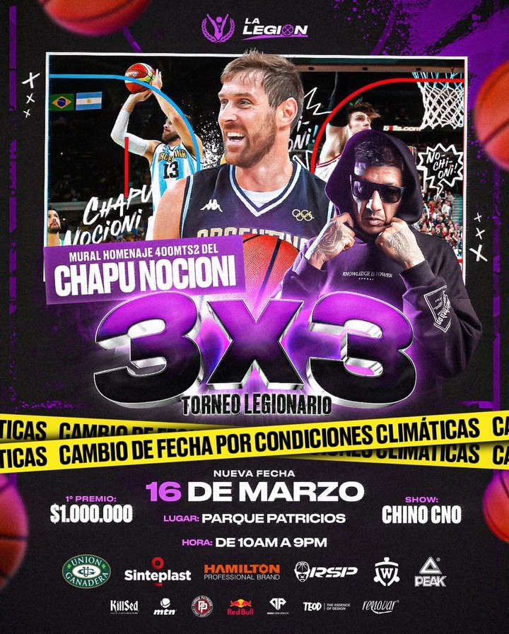 El flyer del evento. 