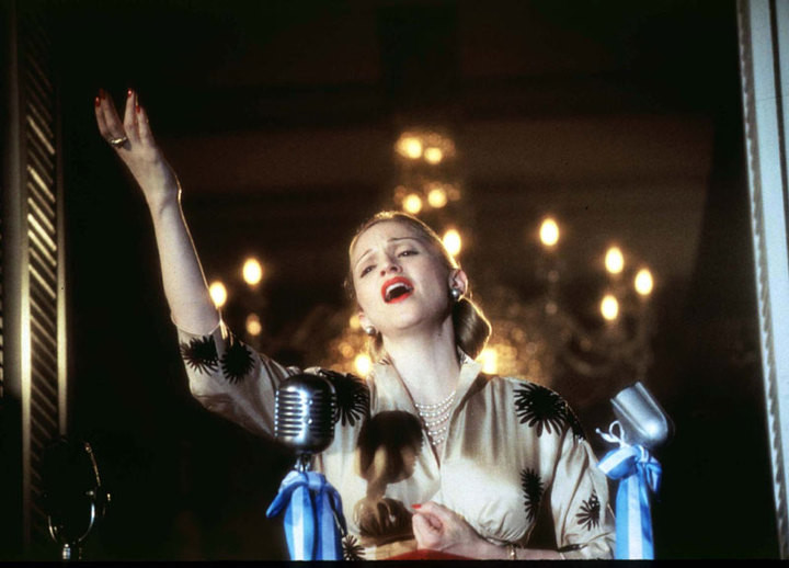 Madonna como Evita.